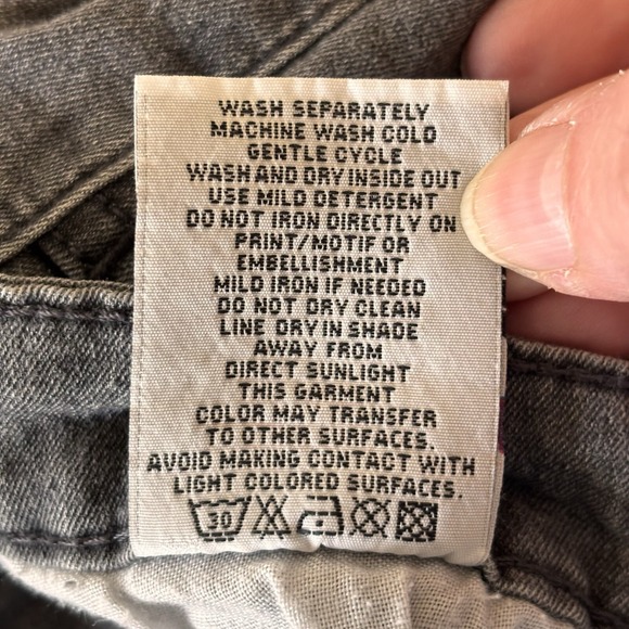 Max Womens Size 36 Stretch Skinny Dark Wash Denim Blue Jeans Actual 34x27 - Picture 10 of 11